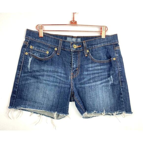 Levis | Denim Cut Off Shorts Blue 4 - Picture 1 of 8